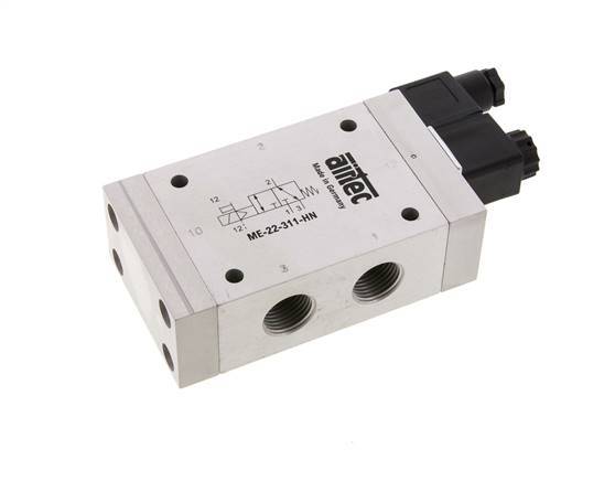 3/2 G1/2'' (G1/8'') Solenoid Valve External Pilot 230V AC 0-10bar/0-140psi Airtec