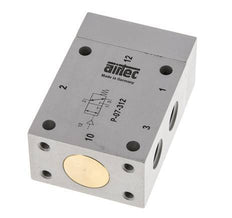 3/2 G1/4'' (G1/8'') Air Pilot Valve -0.95-10bar/-13.2-140psi Airtec