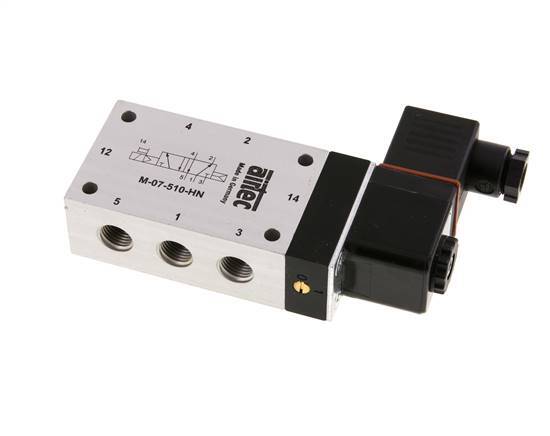 5/2 G1/4'' Solenoid Valve 24V DC ATEX 1.5-10bar/21.0-140psi Airtec