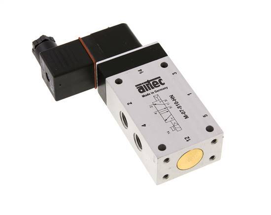 5/2 G1/4'' Solenoid Valve 24V DC ATEX 1.5-10bar/21.0-140psi Airtec