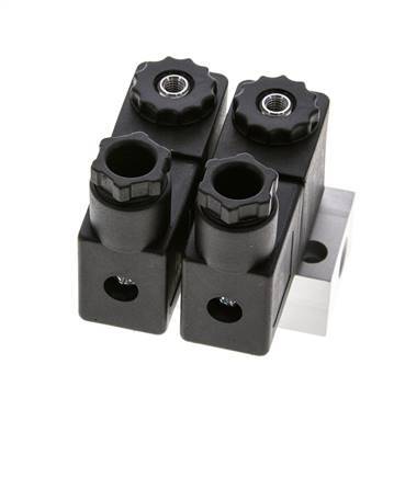 2x3/2 G1/8'' NC Solenoid Valve 24V DC -0.95-10bar/-13.2-140psi Airtec