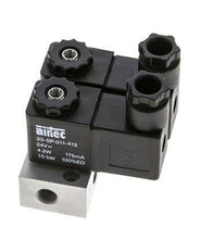 2x3/2 G1/8'' NC Solenoid Valve 24V DC -0.95-10bar/-13.2-140psi Airtec