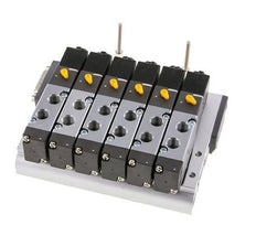 G1/8'' 6x Pneumatic Valve Terminal 24V DC 1.5-8bar/21.0-112psi Multi-pole E.MC