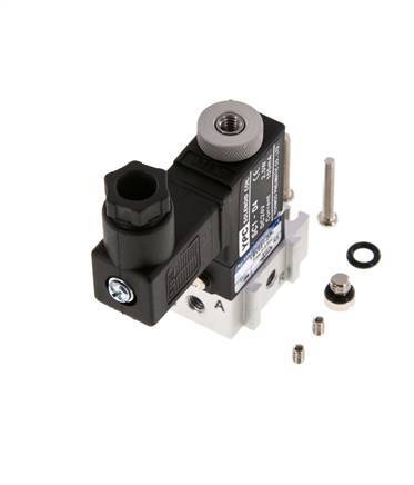 3/2 M5 NO Solenoid Valve 24V AC 0-8bar/0-112psi YPC