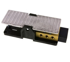 5/3 G1/4'' Center Closed Foot Pedal Valve 2.5-10bar/35.0-140psi