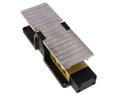 5/3 G1/4'' Center Closed Foot Pedal Valve 2.5-10bar/35.0-140psi