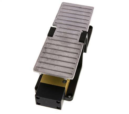 5/3 G1/4'' Center Closed Foot Pedal Valve 2.5-10bar/35.0-140psi