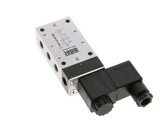 5/2 G1/8'' Solenoid Valve External Pilot 230V AC -0.95-10bar/-13.2-140psi Airtec