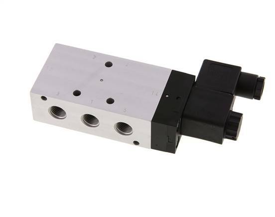 5/2 G1/4'' Solenoid Valve 24V DC 2.5-10bar/35.0-140psi Airtec