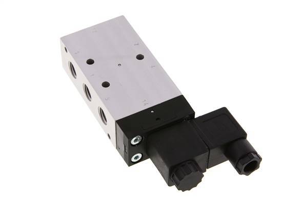 5/2 G1/4'' Solenoid Valve 24V DC 2.5-10bar/35.0-140psi Airtec