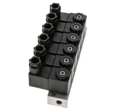 6x3/2 G1/8'' NC Solenoid Valve 230V AC -0.95-10bar/-13.2-140psi Airtec