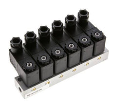 6x3/2 G1/8'' NC Solenoid Valve 230V AC -0.95-10bar/-13.2-140psi Airtec