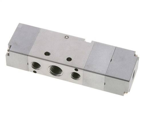 5/3 G1/4'' (G1/8'') Center Closed Air Pilot Valve 1.5-8bar/21.0-112psi E.MC