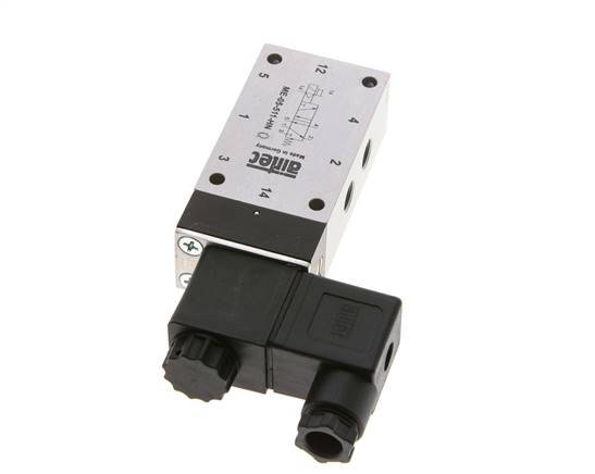 5/2 G1/8'' Solenoid Valve External Pilot 12V DC -0.95-10bar/-13.2-140psi Airtec