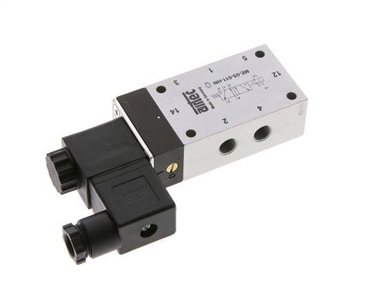 5/2 G1/8'' Solenoid Valve External Pilot 12V DC -0.95-10bar/-13.2-140psi Airtec