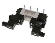 5/3 ISO 5599-1 Exhaust Center Solenoid Valve 24V DC 2-10bar/28-140psi YPC