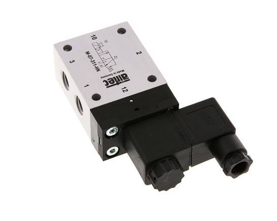 3/2 G1/4'' NC Solenoid Valve 12V DC 2.5-10bar/35.0-140psi Airtec