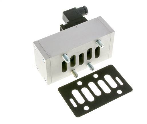 5/2 ISO 5599-3 Solenoid Valve 12V DC 2-10bar/28-140psi Airtec