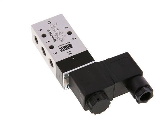 5/2 G1/8'' Solenoid Valve 24V DC 2.5-10bar/35.0-140psi Airtec