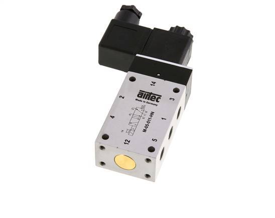 5/2 G1/8'' Solenoid Valve 12V DC 3-10bar/42-140psi Airtec