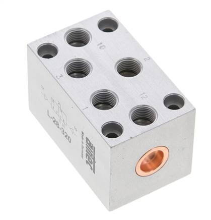 3/2 G1/8'' Bistable Air Pilot Valve 0-10bar/0-140psi Airtec