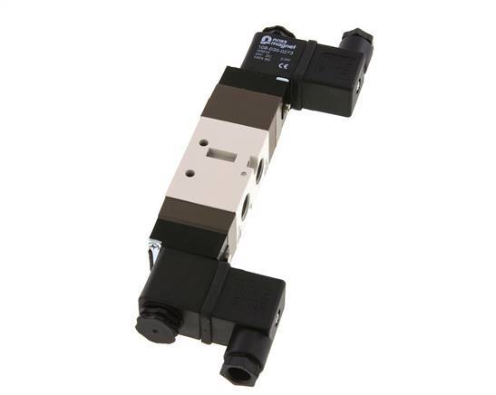 5/3 G1/4'' (G1/8'') Pressure Center Solenoid Valve 24V DC 2-10bar/28-140psi YPC