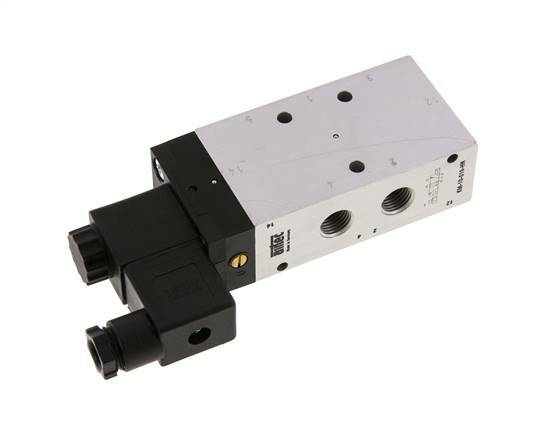 5/2 G1/4'' Solenoid Valve 12V DC 2.5-10bar/35.0-140psi Airtec