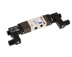 5/3 G1/8'' Exhaust Center Solenoid Valve 12V DC 2-10bar/28-140psi YPC
