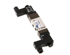 5/3 G1/8'' Exhaust Center Solenoid Valve 12V DC 2-10bar/28-140psi YPC