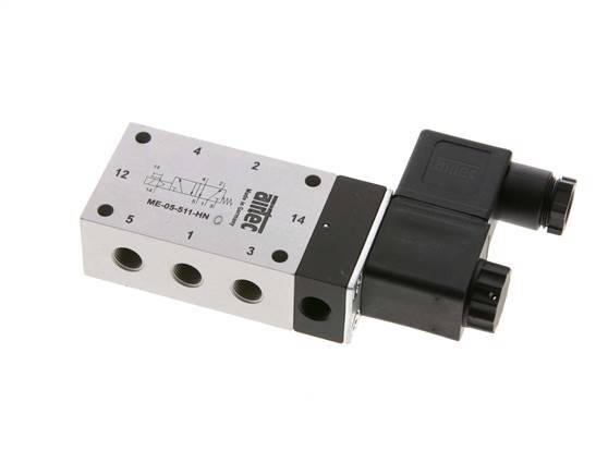 5/2 G1/8'' Solenoid Valve External Pilot 24V DC -0.95-10bar/-13.2-140psi Airtec