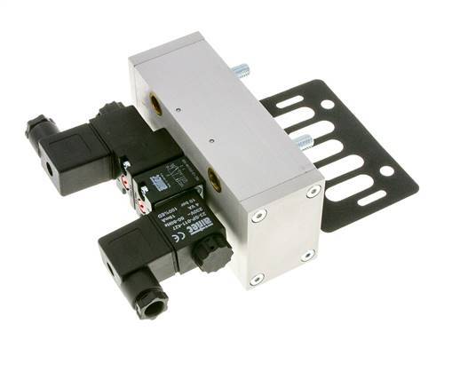 5/3 ISO 5599-3 Center Closed Solenoid Valve 230V AC 3-10bar/42-140psi Airtec