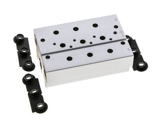 6xG1/4'' Manifold 3-Station Festo 576418 VABM-B10-20S-G14-3