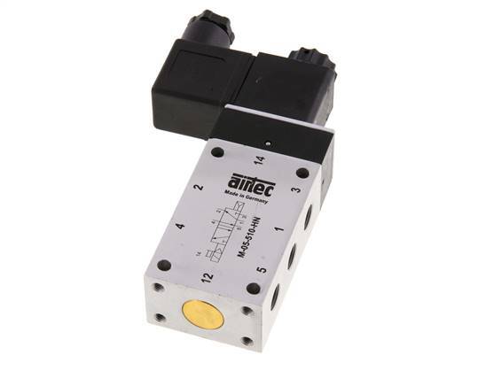 5/2 G1/8'' Solenoid Valve 115V AC 2-10bar/28-140psi Airtec