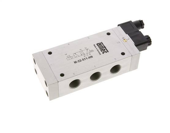 5/2 G1/2'' Solenoid Valve 24V DC 2-10bar/28-140psi Airtec