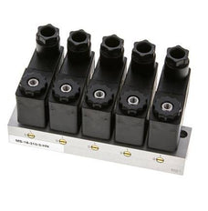 5x3/2 G1/8'' NC Solenoid Valve 230V AC -0.95-10bar/-13.2-140psi Airtec