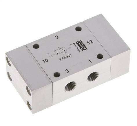 3/2 G1/8'' Bistable Air Pilot Valve 0-10bar/0-140psi Airtec