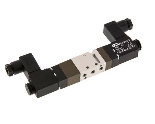 5/3 M5 Center Closed Solenoid Valve 12V DC 2-10bar/28-140psi YPC
