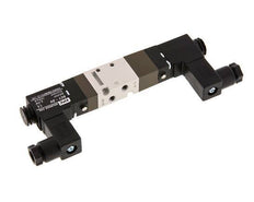 5/3 M5 Center Closed Solenoid Valve 12V DC 2-10bar/28-140psi YPC