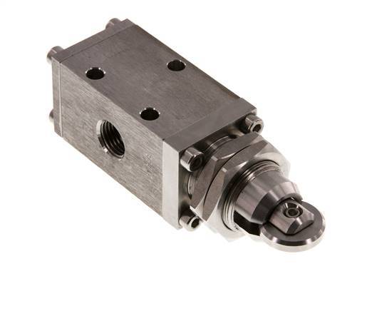 3/2 G1/4'' Universal Roller plunger Valve Stainless Steel -0.95-12bar/-13.2-168psi