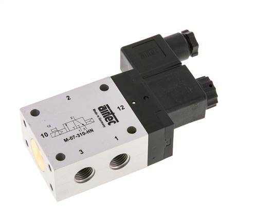 3/2 G1/4'' NO Solenoid Valve 24V AC 1.5-10bar/21.0-140psi Airtec