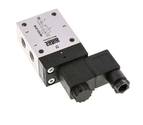 3/2 G1/4'' NO Solenoid Valve 24V AC 1.5-10bar/21.0-140psi Airtec