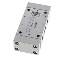 5/3 G1/4'' Exhaust Center Air Pilot Valve 0-8bar/0-112psi Airtec