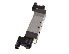 5/3 G1/2'' Pressure Center Solenoid Valve 24V DC 1.5-8bar/21.0-112psi E.MC