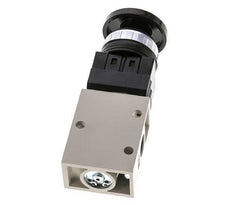 3/2 G1/4'' Palm Button Valve Black 0-8bar/0-112psi YPC