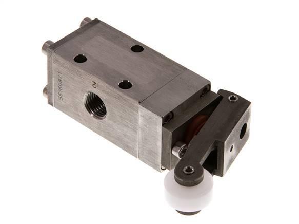 3/2 G1/4'' Universal Roller Lever Valve Stainless Steel -0.95-12bar/-13.2-168psi