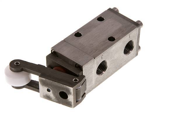 3/2 G1/4'' Universal Roller Lever Valve Stainless Steel -0.95-12bar/-13.2-168psi