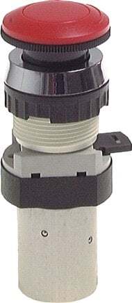 5/2 M5 Emergency Stop Button Valve Red 0-12bar/0-168psi 30.5mm Airtec