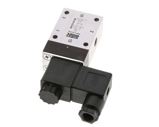 3/2 G1/8'' Solenoid Valve External Pilot 12V DC -0.95-10bar/-13.2-140psi Airtec