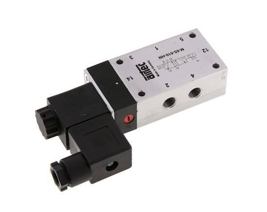 5/2 G1/8'' Solenoid Valve 230V AC 2-10bar/28-140psi Airtec