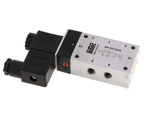 5/2 G1/8'' Solenoid Valve 230V AC 2-10bar/28-140psi Airtec